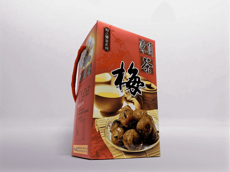 欣山園各式梅子製品:梅子禮盒、梅子晶凍、凍頂茶梅